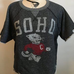 TODD SNYDER Women's SWEATSHIRT-GREY HEATHER - X-SM